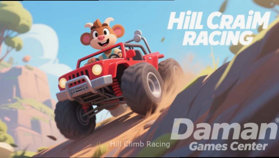 Hill Climb Racing vehicle with Diwali-themed customization including rangoli patterns and diyas